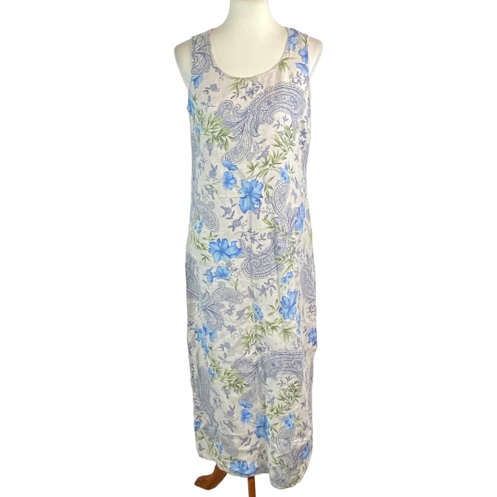 Woman’s Madison & Max floral linen dress size 10